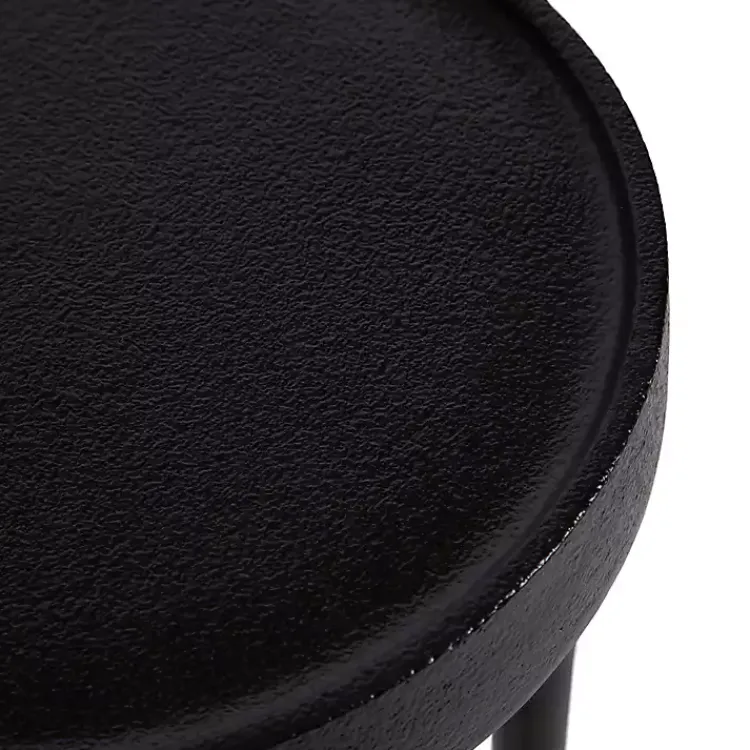 Kirklands Home Accent & End Tables|Round Modern Cocktail Table Black
