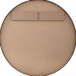 Kirklands Home Framed Mirrors|Black Round Simple Frame Large Wall Mirror