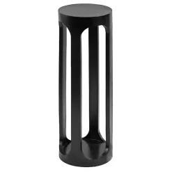 Kirklands Home Accent & End Tables|Round Wood Devon Accent Table Black