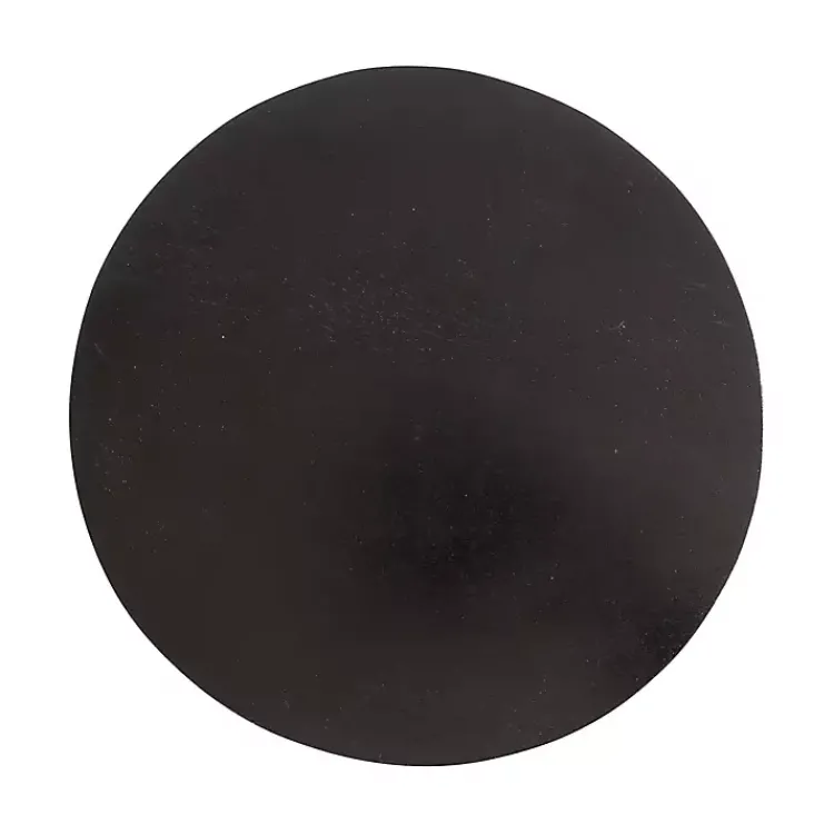 Kirklands Home Accent & End Tables|Round Wood Devon Accent Table Black