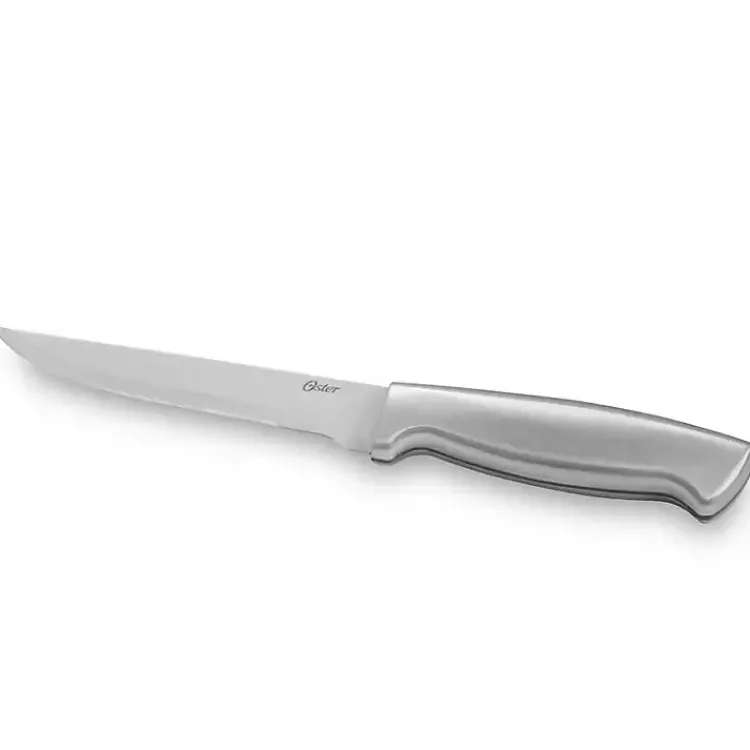 Kirklands Home Flatware & Cutlery|Black Rubberwood Block Satin 22-pc. Cutlery Set