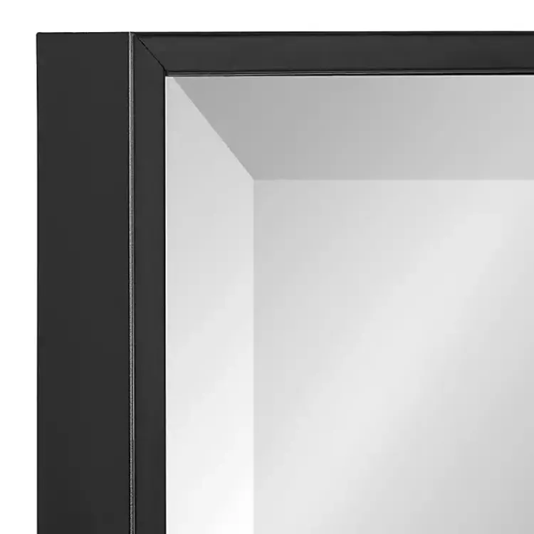 Kirklands Home Decorative Mirrors|Black Ryder Wall Mirror