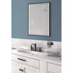 Kirklands Home Decorative Mirrors|Black Ryder Wall Mirror
