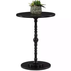 Kirklands Home Accent & End Tables|Santel Spindle Accent Table Black