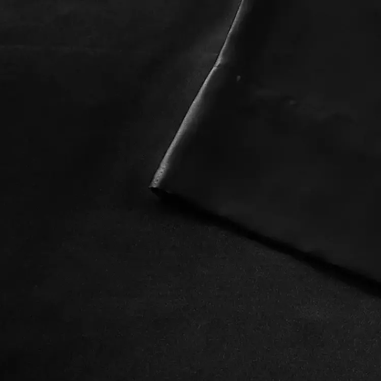 Kirklands Home Bed Sheets|Satin King 2-pc. Pillow Case Set Black