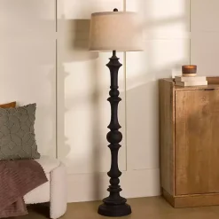 Kirklands Home Floor Lamps|Savannah Floor Lamp Black