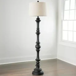 Kirklands Home Floor Lamps|Savannah Floor Lamp Black
