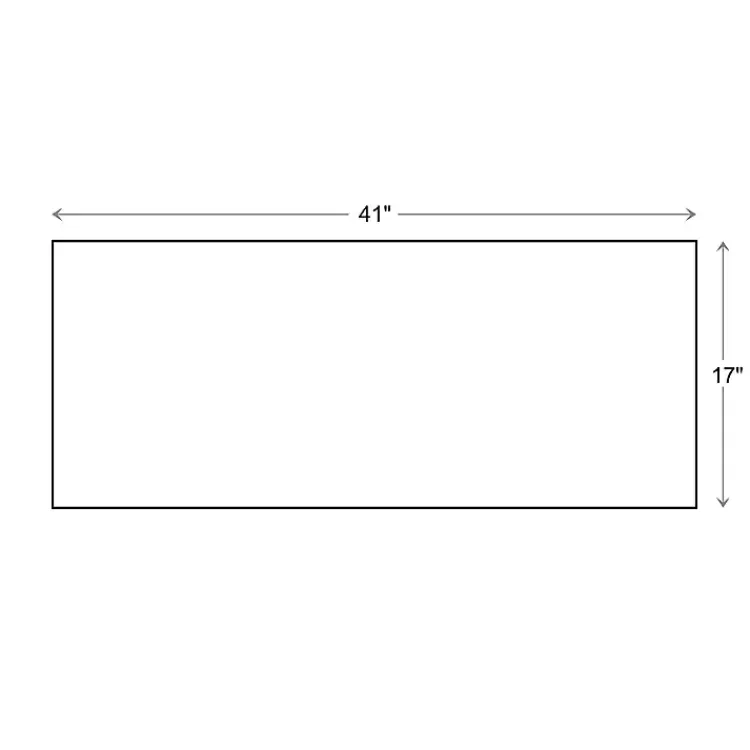 Kirklands Home Doormats|Scroll Border Rubber Doormat, 41x17 in. Black