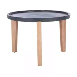 Kirklands Home Outdoor Tables|Sera Outdoor Side Table Black