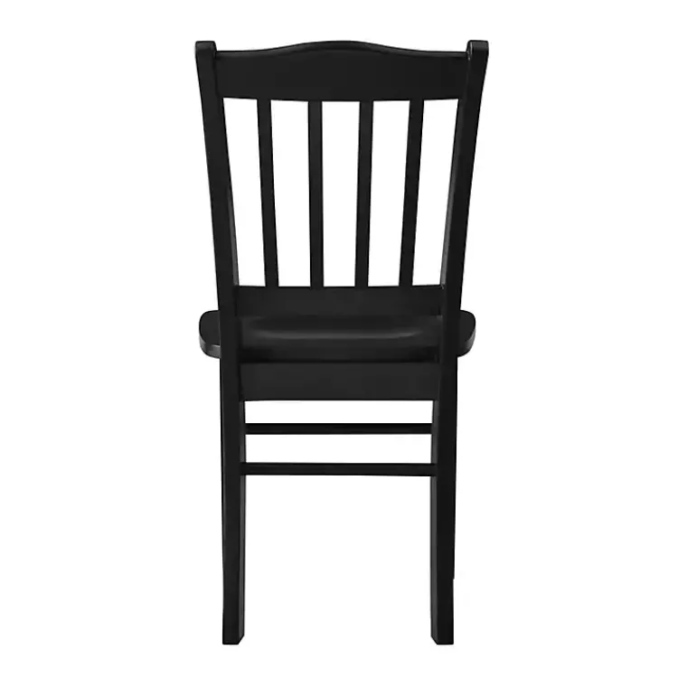 Kirklands Home Dining Chairs|Shaker Wood Dining Chairs, Set of 2 Black