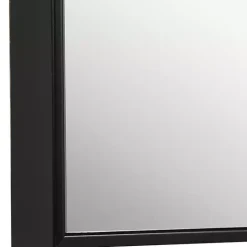 Kirklands Home Framed Mirrors|Simple Frame Rectangle Wall Mirror Black