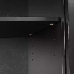 Kirklands Home Cabinets & Sideboards|Slatted Sliding Door Sideboard Black