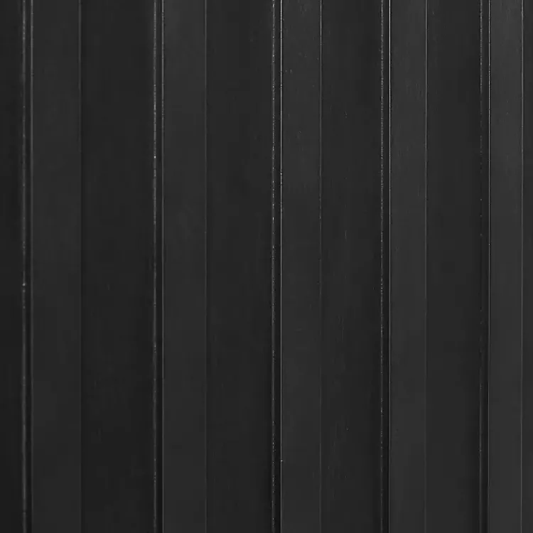 Kirklands Home Cabinets & Sideboards|Slatted Sliding Door Sideboard Black