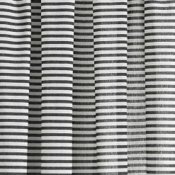 Kirklands Home Curtains & Drapes|Black Striped Tassel Curtain Panel Set, 84 in.