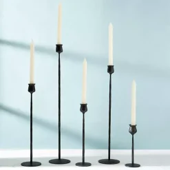 Textured Taper Candle Holder, 16 in. Candle Holders