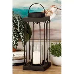 New Tin Open Frame Lanterns, Set of 2 Lanterns