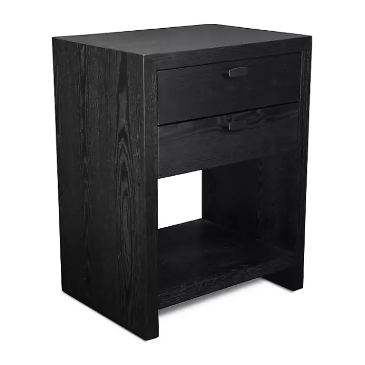 Kirklands Home Dressers & Chests|Vivara 2-Drawer Nightstand Black