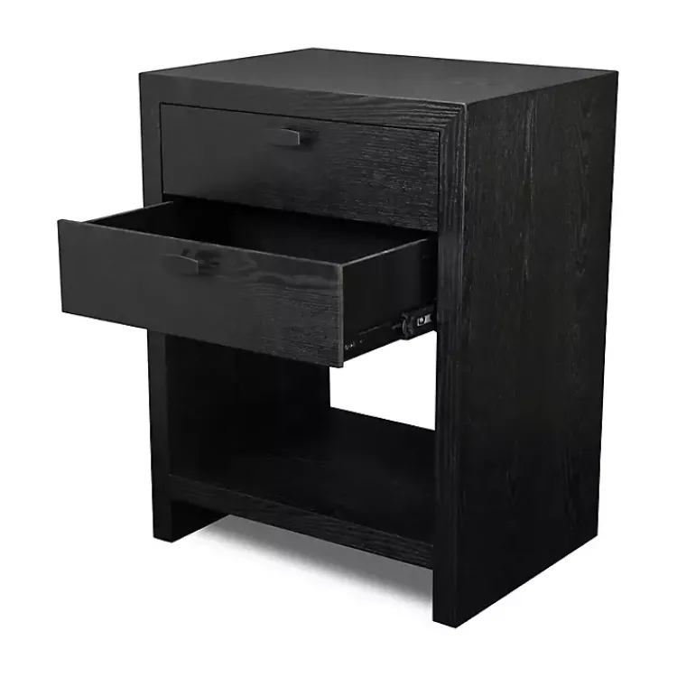 Kirklands Home Dressers & Chests|Vivara 2-Drawer Nightstand Black
