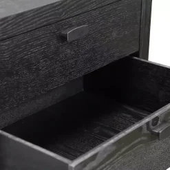 Kirklands Home Dressers & Chests|Vivara 2-Drawer Nightstand Black