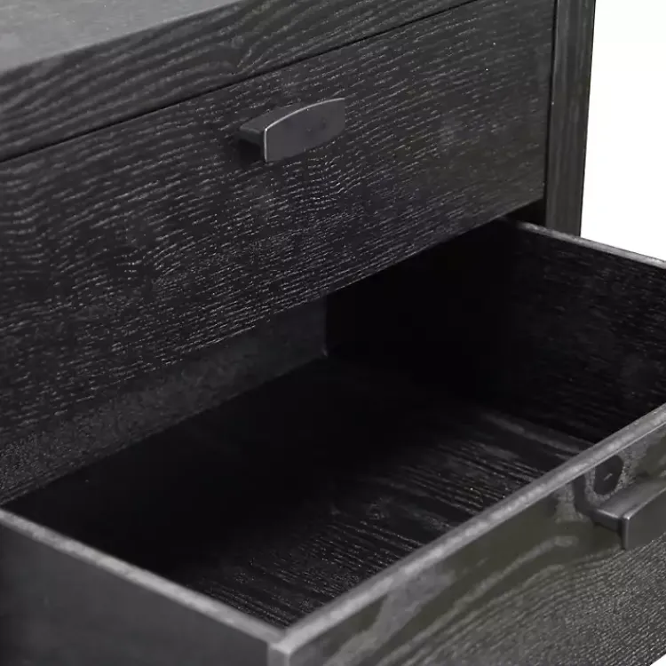 Kirklands Home Dressers & Chests|Vivara 2-Drawer Nightstand Black