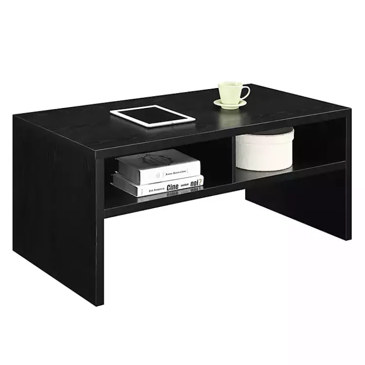 Kirklands Home Coffee Tables|Wakefield Shelf Coffee Table Black
