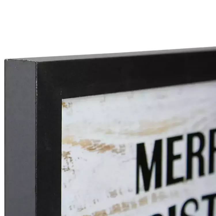 Black White Winter Scene LED Canvas Art Print Christmas Art & Wall Decor