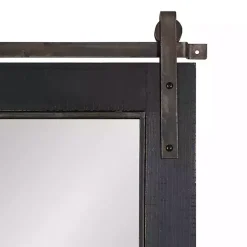 Kirklands Home Decorative Mirrors|Windowpane Kates Mirror, 23x36 in. Black