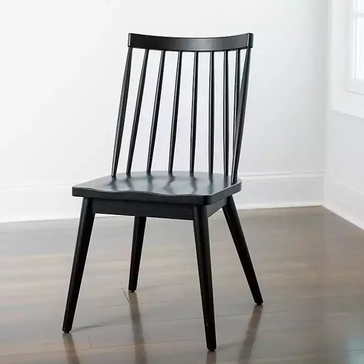 Kirklands Home Dining Chairs|Windsor Dining Chair Black