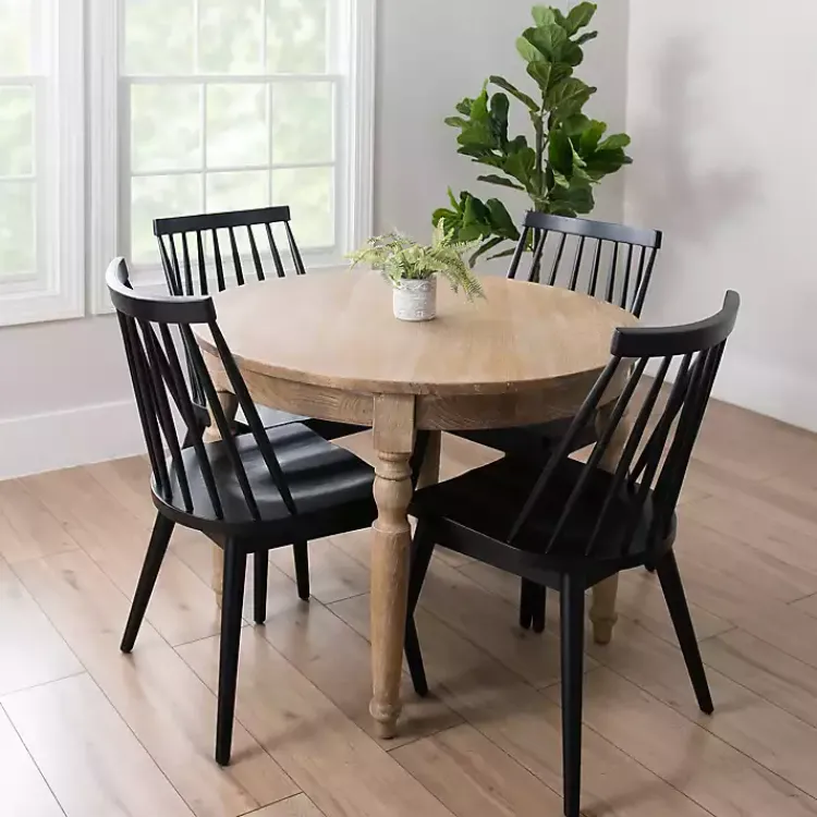Kirklands Home Dining Chairs|Windsor Dining Chair Black
