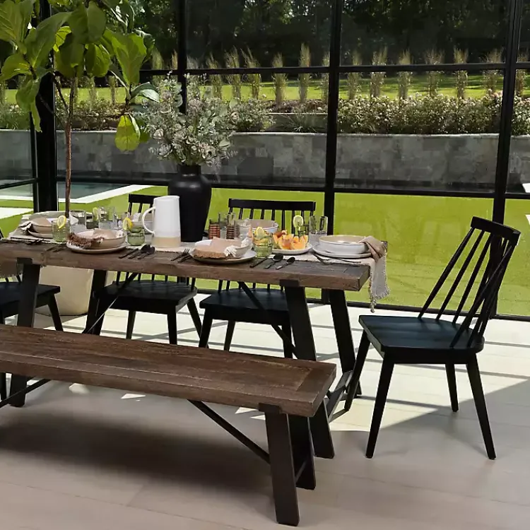 Kirklands Home Dining Chairs|Windsor Dining Chair Black