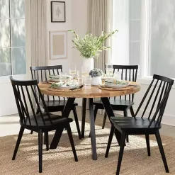 Kirklands Home Dining Chairs|Windsor Dining Chair Black