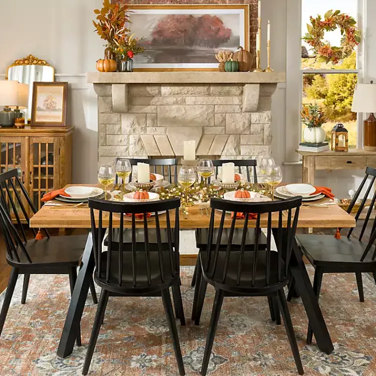 Kirklands Home Dining Chairs|Windsor Dining Chair Black