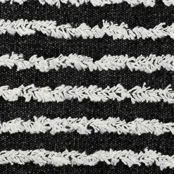 Clearance Black Wispy Ways Tufted Stripe Lumbar Pillow Pillows