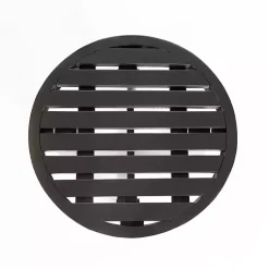 Kirklands Home Outdoor Sets|Black Wood Cushioned Rocker 3-pc. Conversation Set