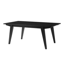 Kirklands Home Coffee Tables|Wood Minimalist Coffee Table Black