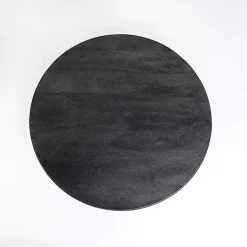 Kirklands Home Coffee Tables|Wood Round Dori Coffee Table Black