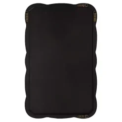 Kirklands Home Decorative Mirrors|Black Wood Scalloped Leigh Wall Mirror