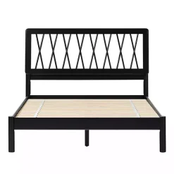 Kirklands Home Beds & Headboards|Wood Spindle Headboard Full Bed Black