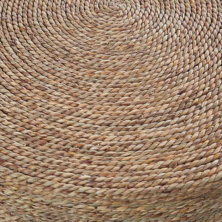 Kirklands Home Accent & End Tables|Black Wood Wrapped Rope Accent Tables, Set of 2 Brown