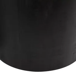 Kirklands Home Accent & End Tables|Black Wood Wrapped Rope Accent Tables, Set of 2 Brown