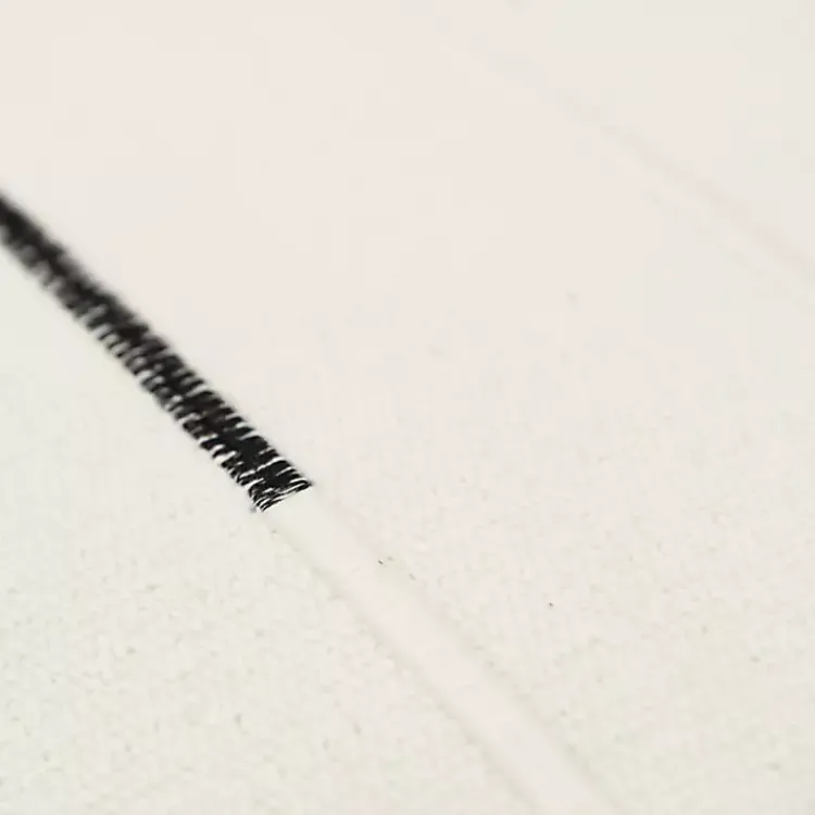 Clearance Black Woven Lines Throw Pillow Pillows