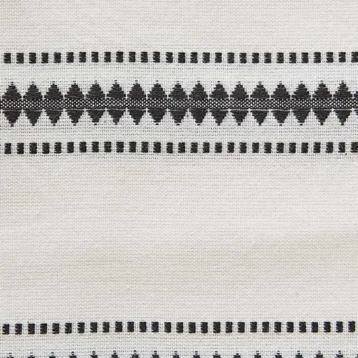 Kirklands Home Table Linens|Zig Zag Dobby Stripe Table Runner, 72 in. Black