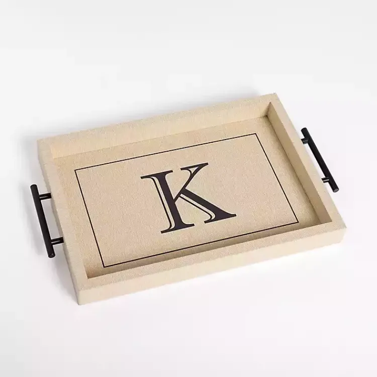 Sale Blair Monogram K Tray Decorative Trays