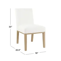 Kirklands Home Dining Chairs|Blair Stain Proof Dining Chair White