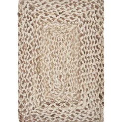 Kirklands Home Table Linens|Bleach and Natural Woven Placemats, Set of 4 Tan