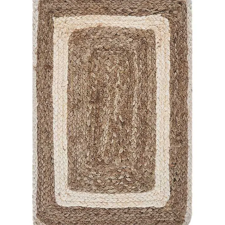 Kirklands Home Table Linens|Bleached Border Jute Placemats