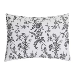 Kirklands Home Quilts|Bleighton Black Floral 3-pc. Full/Queen Quilt Set