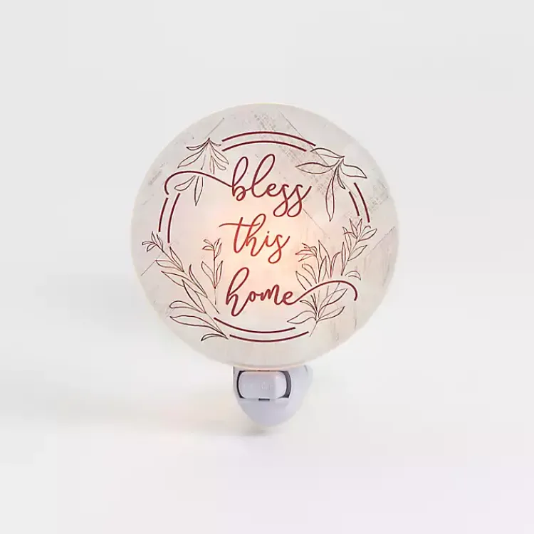 Kirklands Home Desk Lamps & Task Lighting|Bless This Home Night Light