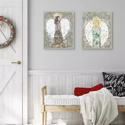 Outlet Blessed Angels Framed Art Prints, Set of 2 Christmas Decorations