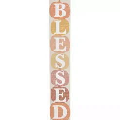 Blessed Colorful Pumpkins Fall Porch Board Fall